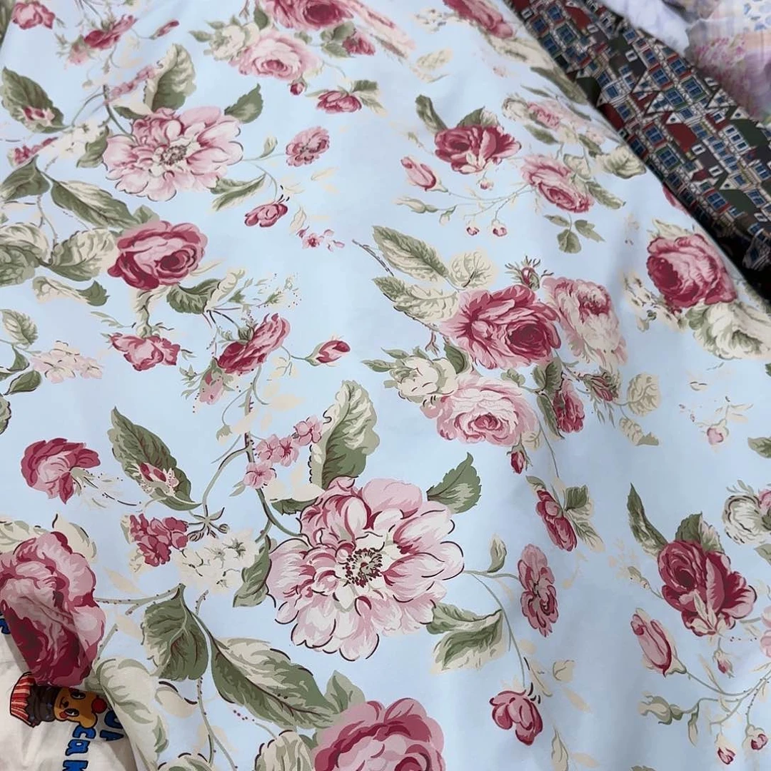 40支纯棉精梳细斜纹1米长X1.5米宽地卷