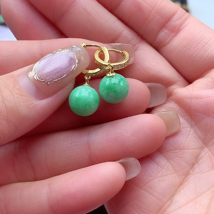 翡翠颈饰银S925镶嵌翡翠