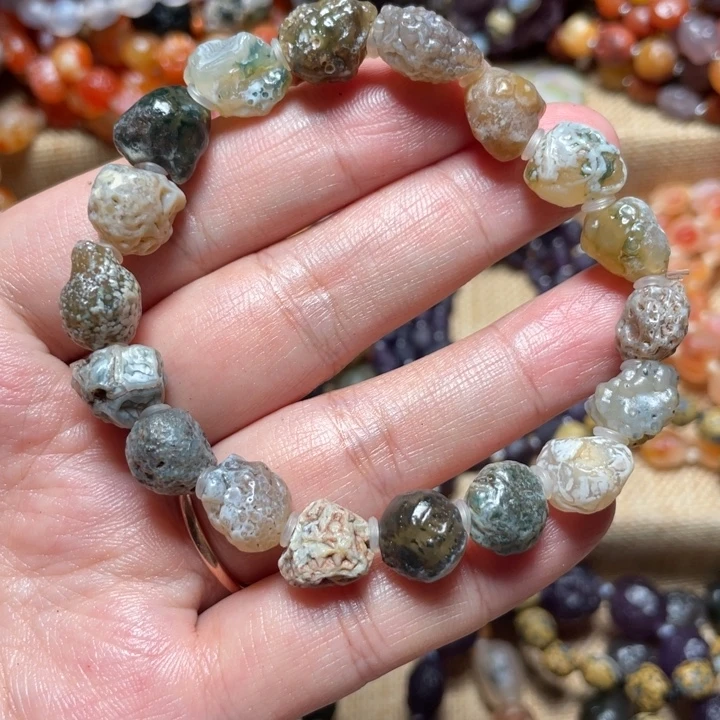 玛瑙/玉髓未镶嵌手链