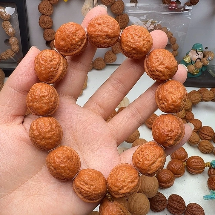 参****手串文玩核桃麒麟纹手持