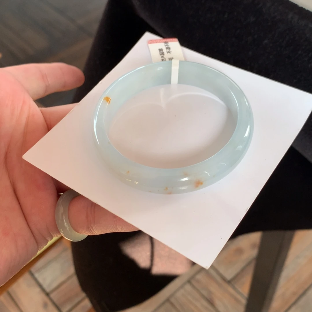 翡翠未镶嵌手镯69号54