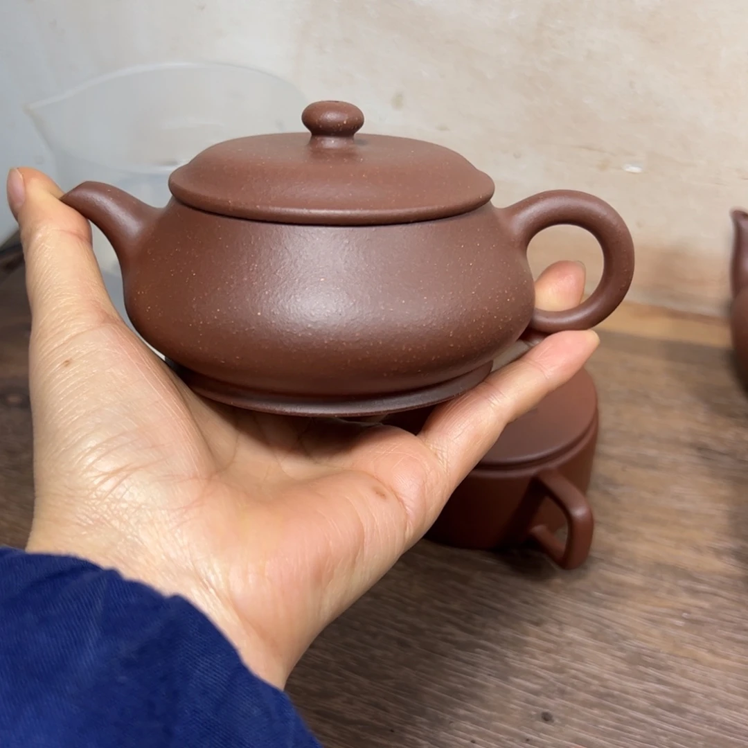 伟***伟紫泥茶壶老紫泥明炉170cc
