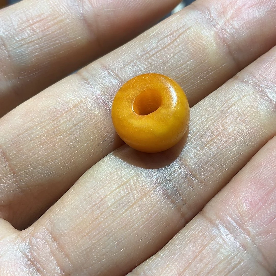 蜜蜡未镶嵌手链西亚老蜜蜡马蹄珠直径13