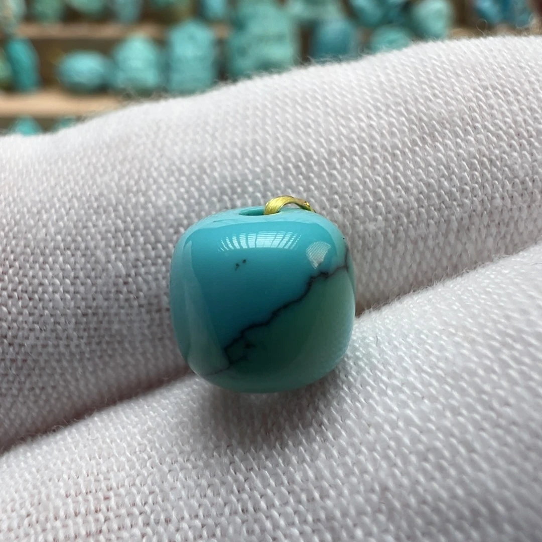 绿松石未镶嵌配饰8.*7.5