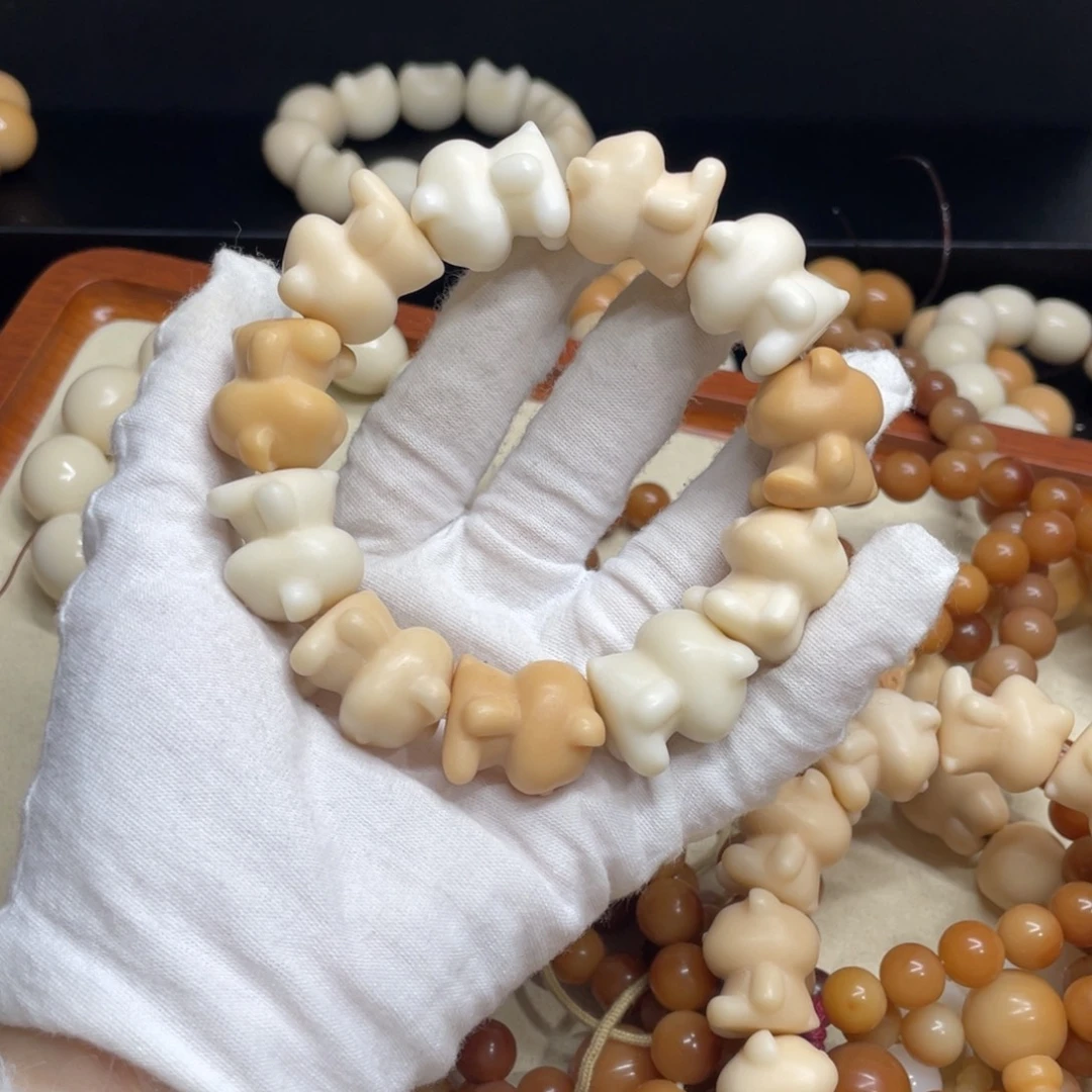 菩提根/象牙果吊坠瓜*23干磨牙果小熊多宝987