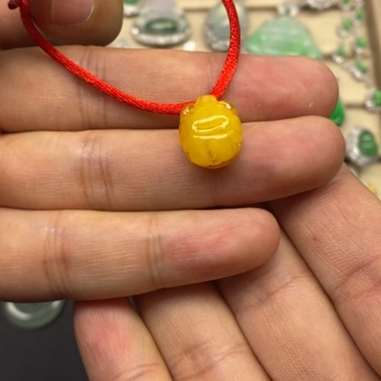 琥珀未镶嵌颈饰漏漏漏漏漏
