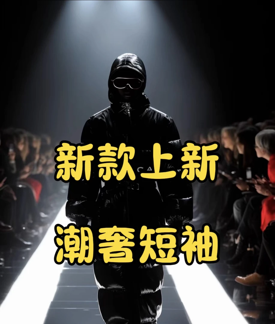 F46-【进】-2025年新款高端轻奢重工水洗烧花百搭休闲短袖