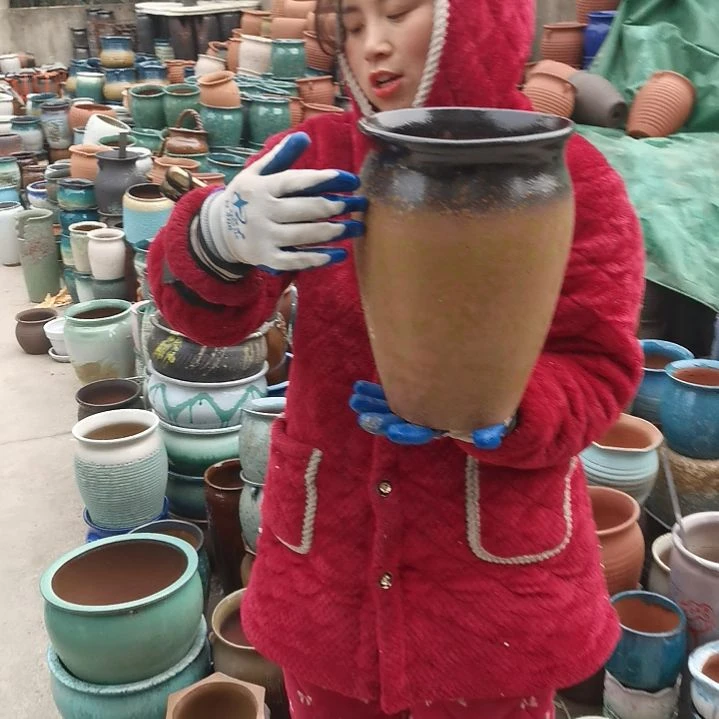 红陶口20高29瑕疵