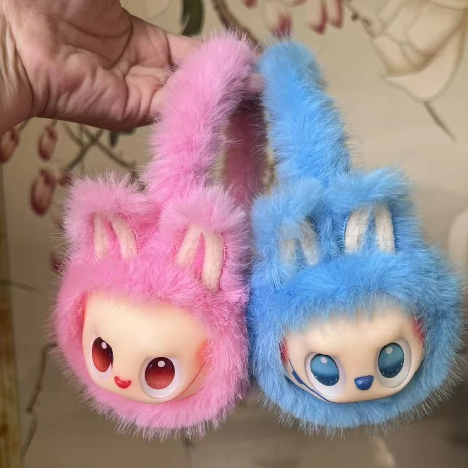 【麦兜爱手工】卡通可爱耳暖耳套保暖毛绒材料包（非成品）