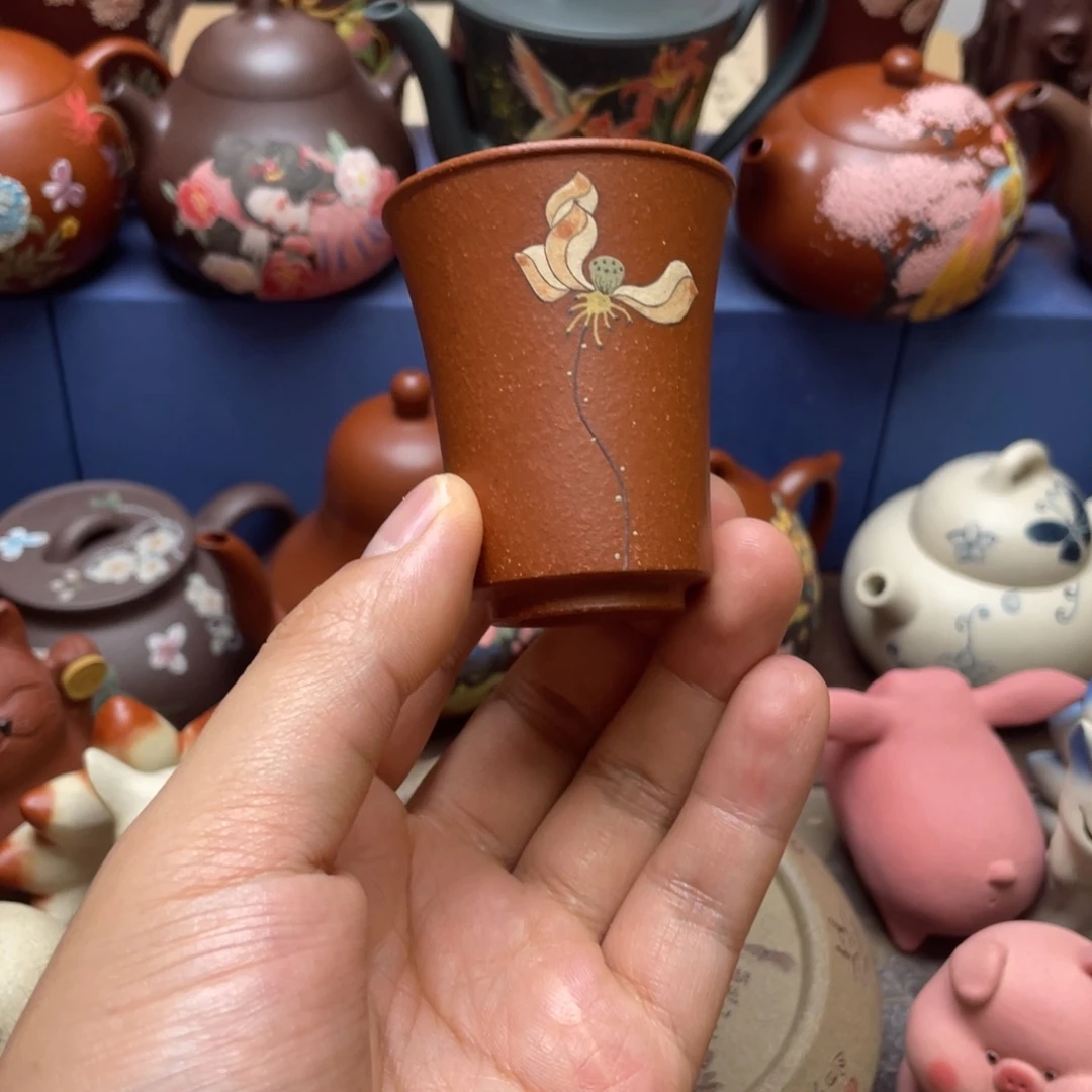 茶杯紫砂紫砂主人杯40cc