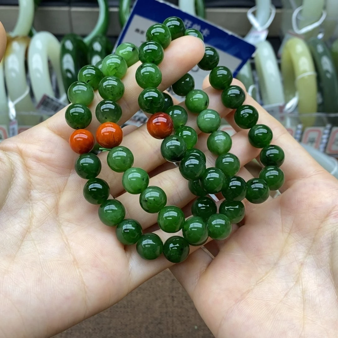 手串未镶嵌和田玉卡10