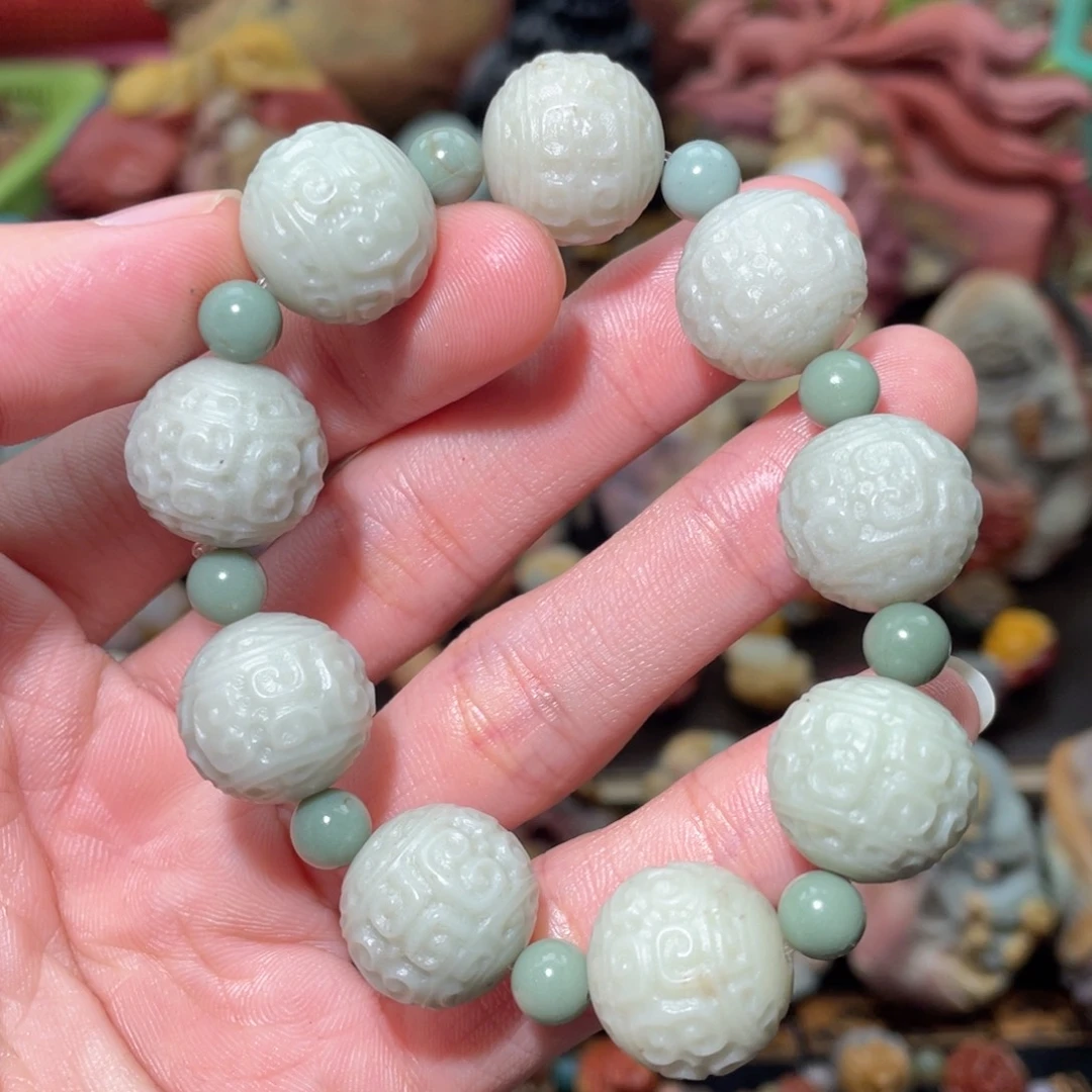 石英质玉未镶嵌手链