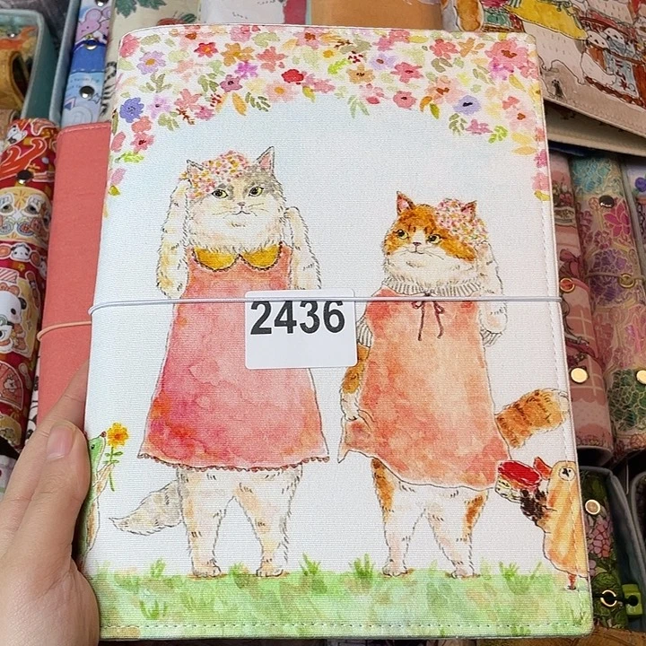 织绣A5活页不加纸2436