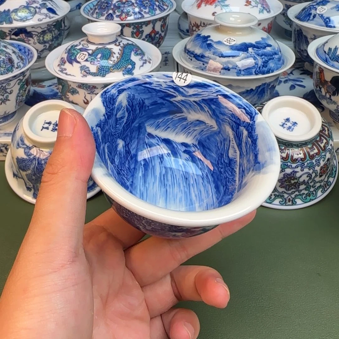 彦祖纯手工手绘茶具114