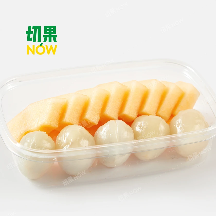 果切【mini拼】剥肉荔枝+哈密瓜.220g