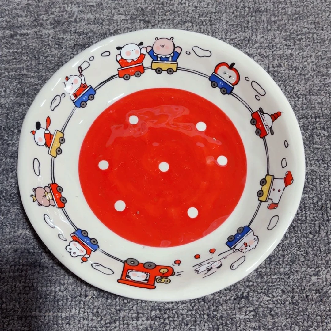 陶瓷动物派对八寸餐盘