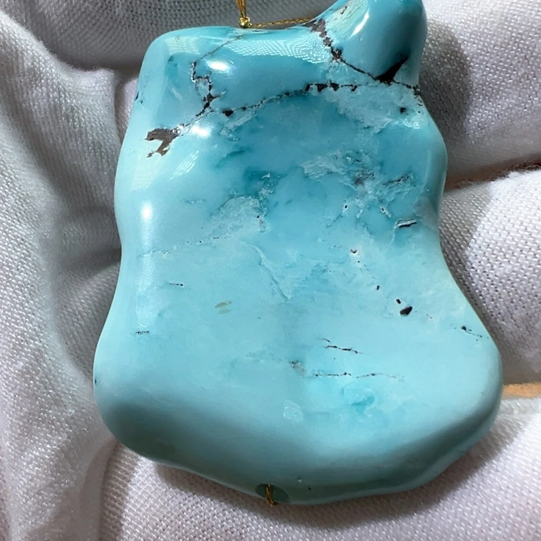 绿松石未镶嵌挂件