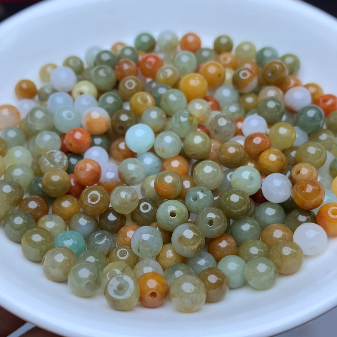 【闪购商品】翡翠手链未镶嵌卡6鸳鸯多宝30个单圈