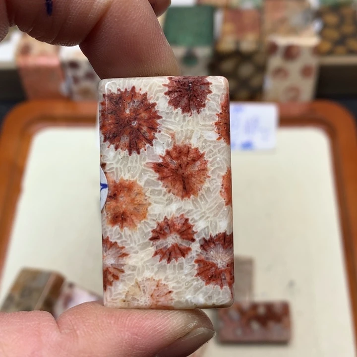 用***1硅化玉合金颈饰珊瑚玉无事牌吊坠