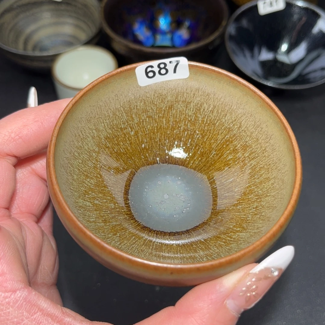 茶盏687 建盏单盏太好看了吧……