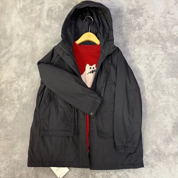 水淼25年冬季新款1504-时尚个性 口袋棉服