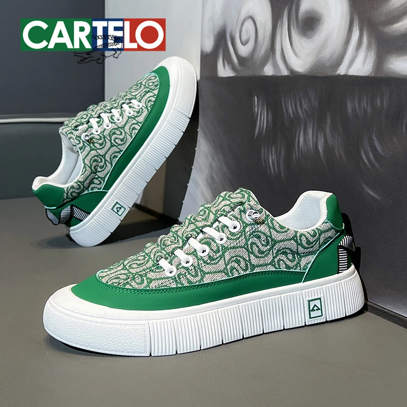 【蛇年定制】卡帝乐鳄鱼春夏男士低帮板鞋潮流百搭时尚布鞋休闲潮鞋