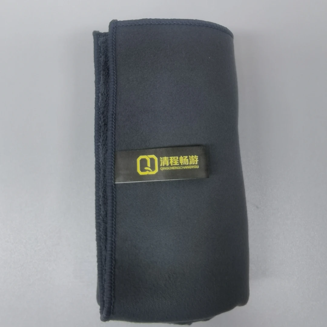 【清程钓具】钓鱼专用毛巾强吸水不沾饵擦手无水渍仿麂皮+珊瑚绒