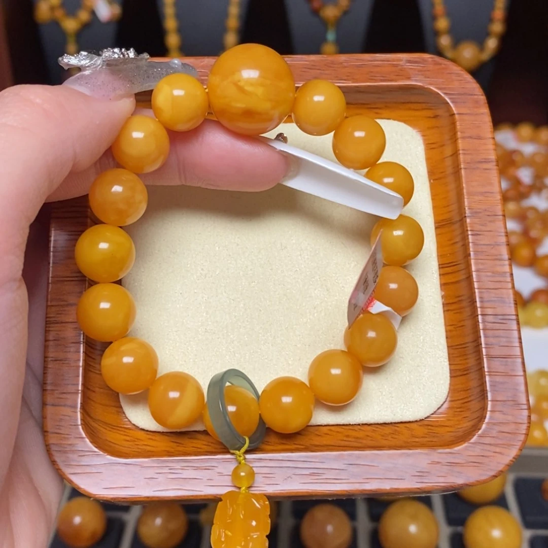 【闪购商品】蜜蜡手链未镶嵌手串