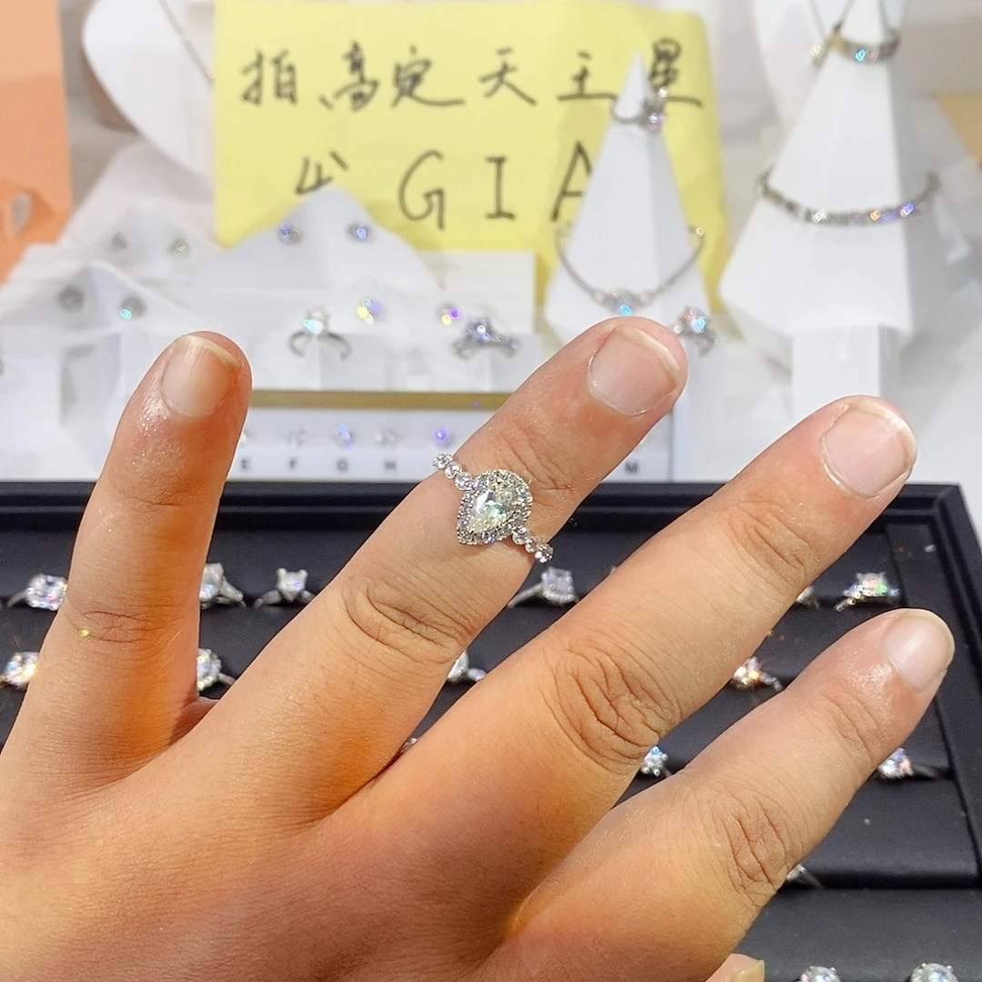 合成碳硅石925银1