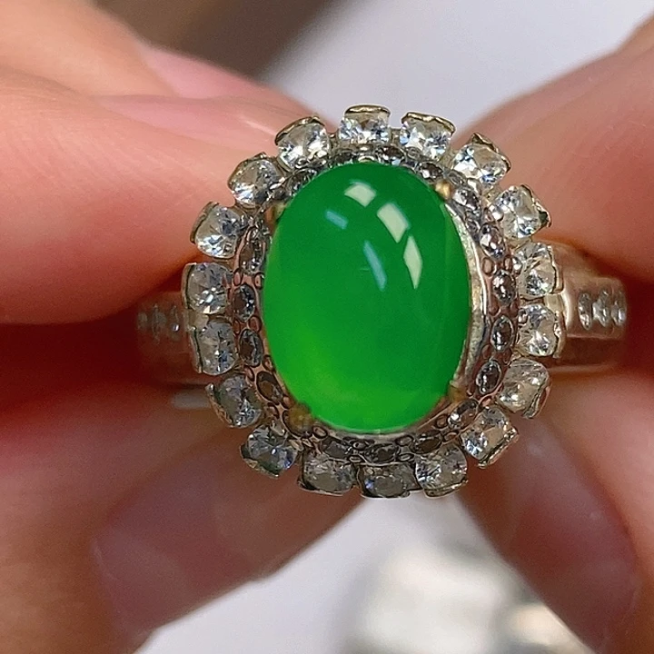 钮***馋翡翠裸石翡翠蛋面