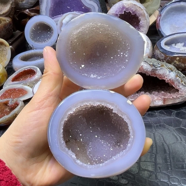 珠宝半成品未镶嵌水晶晶花盆