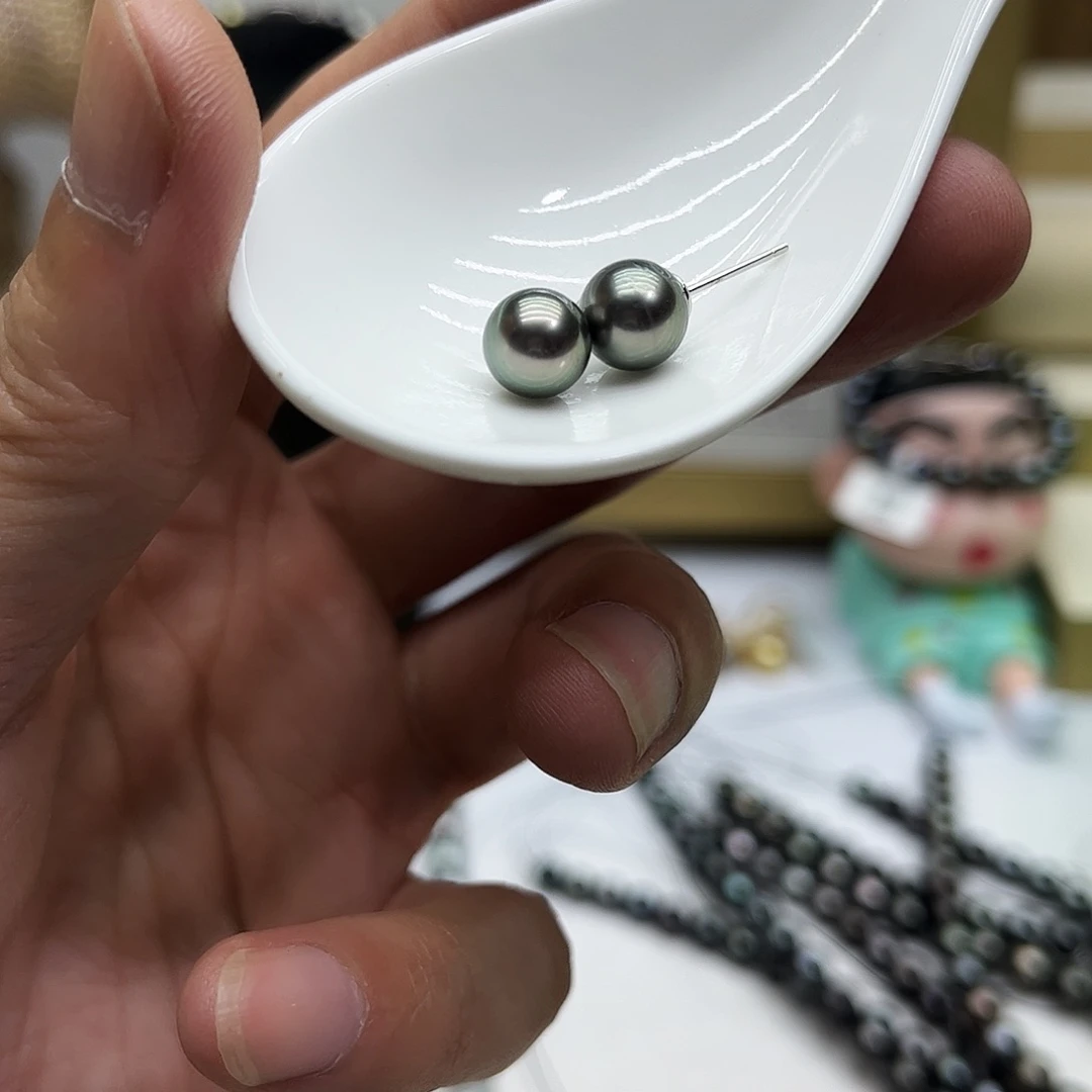 海水珍珠耳饰未镶嵌