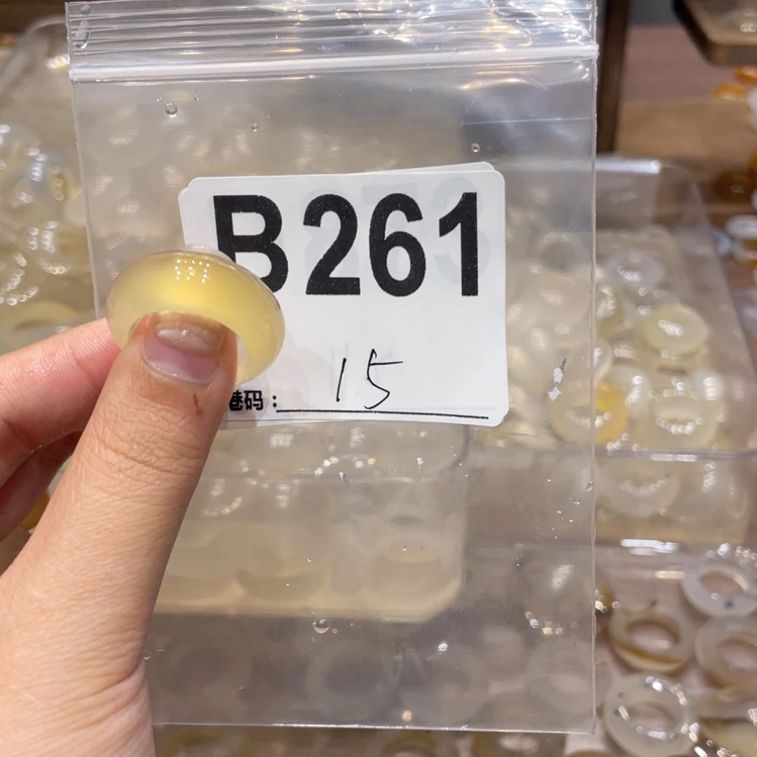 玛瑙/玉髓未镶嵌戒指261