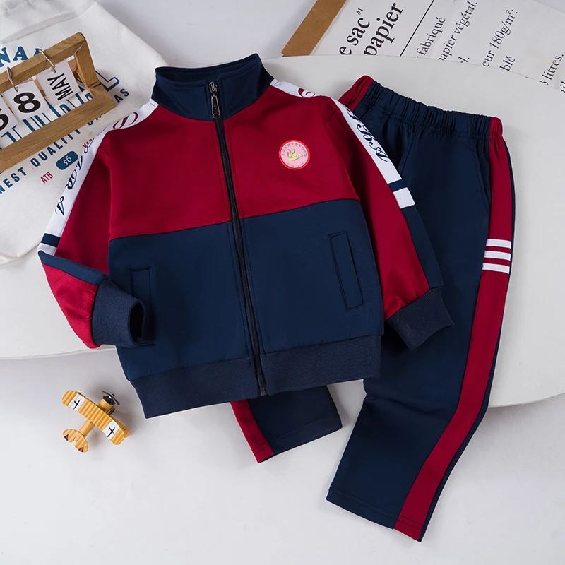 小学生校服两件套儿童班服春秋运动套装男女童夏两件套幼儿园校服