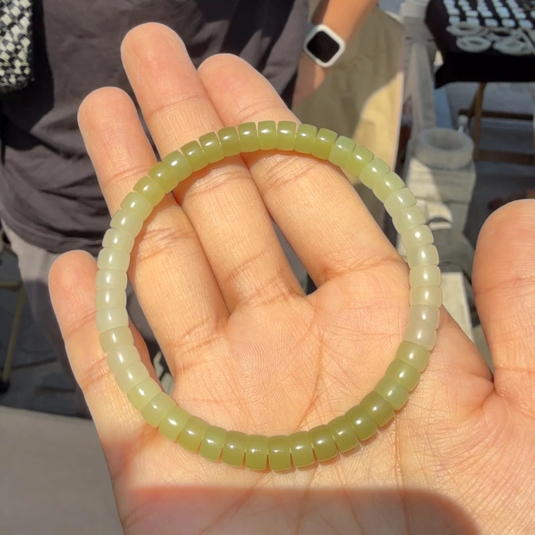 和田玉未镶嵌颈饰黄口渐变姜帅多样性拍一发一