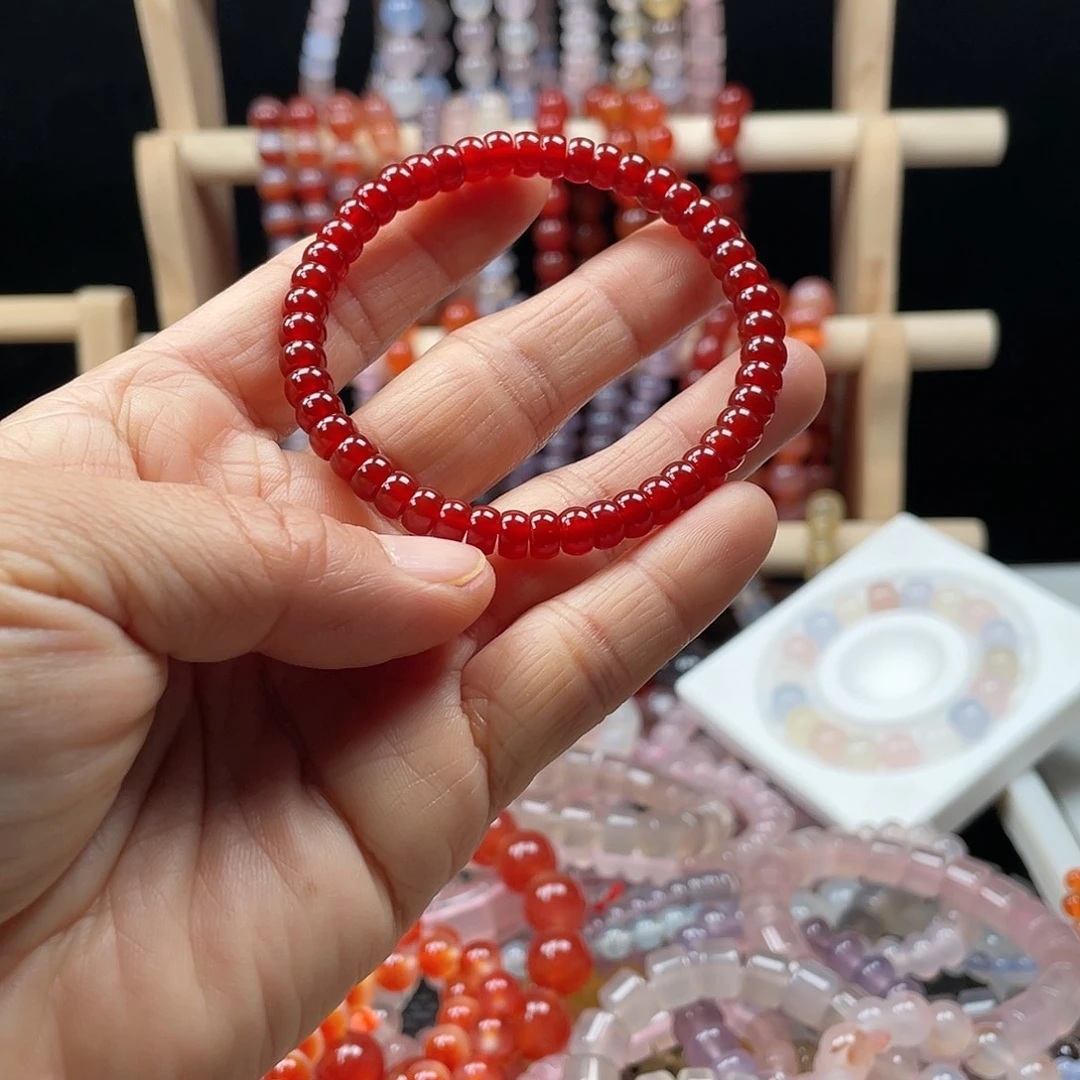 祈****玛瑙/玉髓合金手链