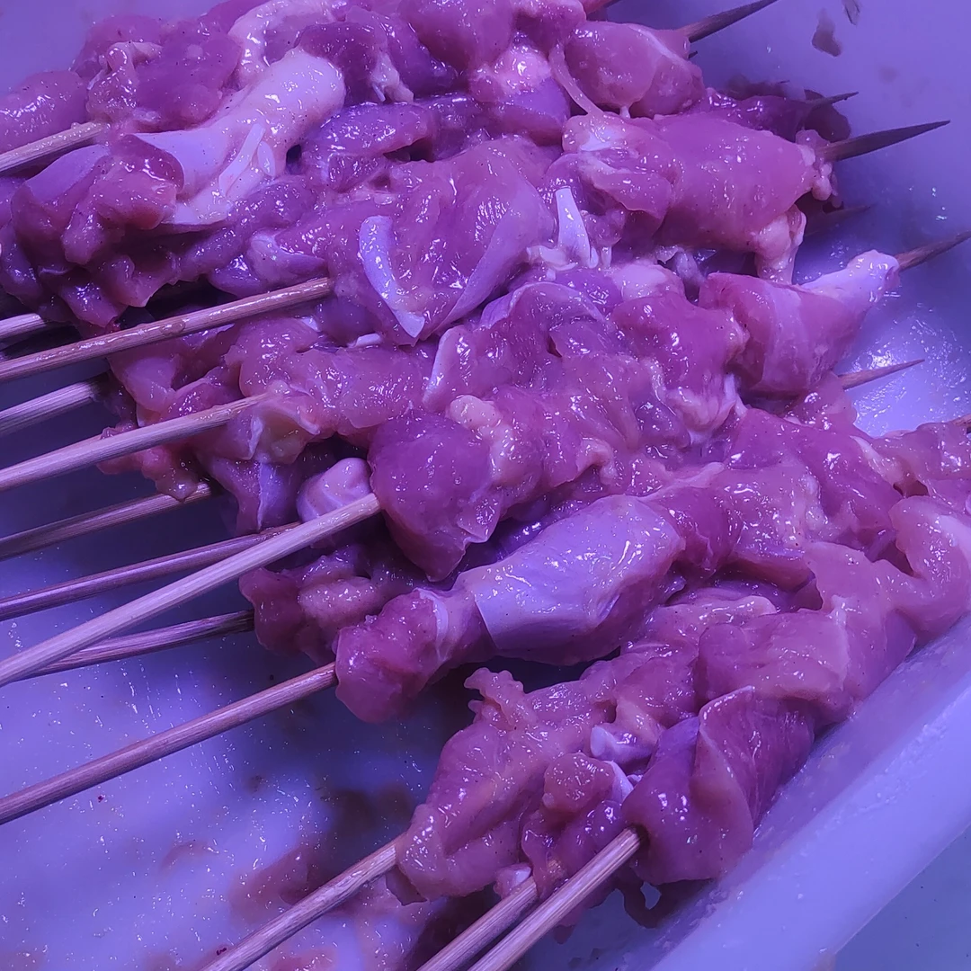 鸡肉串（合2元一串）烧烤食材