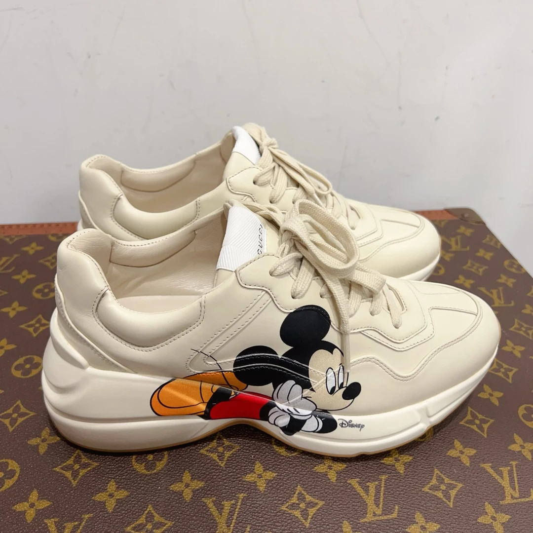 99新 GUCCI/古驰 安洁利严选老爹鞋 尺码38成色看直播 GSS24369