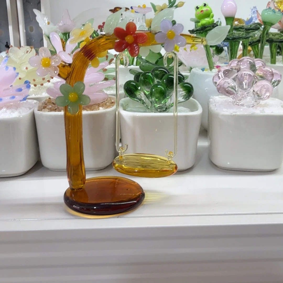 用***1琉璃手工艺品秋千