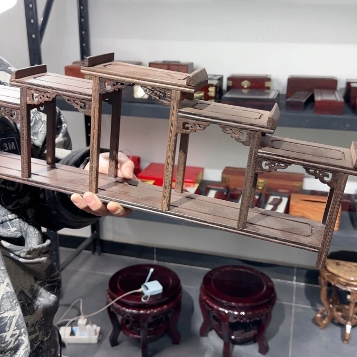 摆件橄榄核红木工艺品底座等