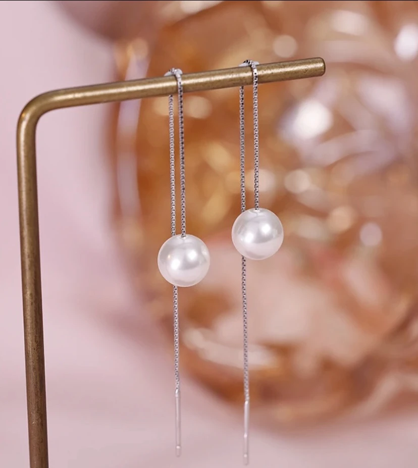 【王总福利】王炸设计款淡水白雪珍珠耳饰