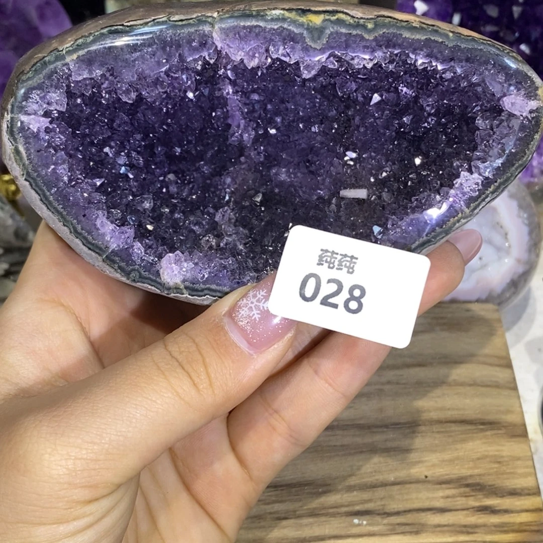 大型摆件（非配饰）未镶嵌紫晶钱袋子