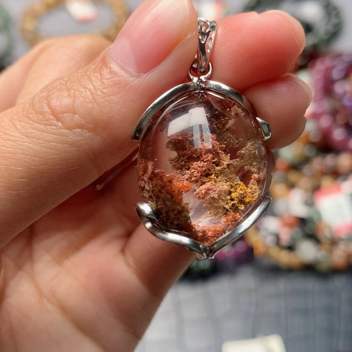 水晶吊坠(不含链)未镶嵌