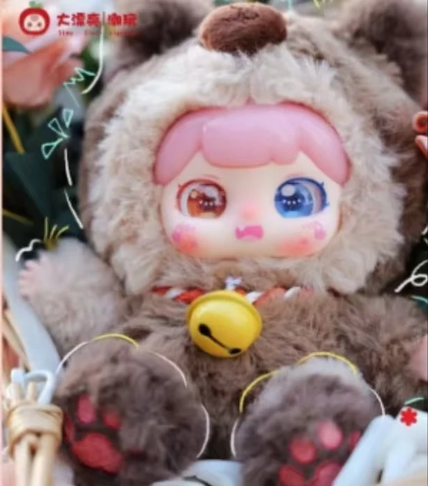 【正版】小泡福铃铛可爱毛绒潮玩盲盒