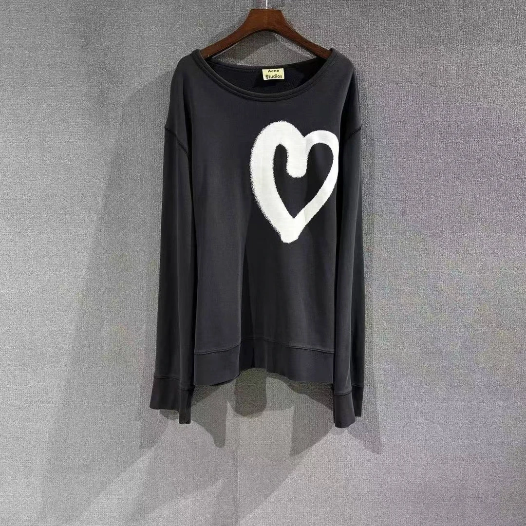 95新 Acne studio （pm）爱心图案圆领卫衣 95新L码/3150
