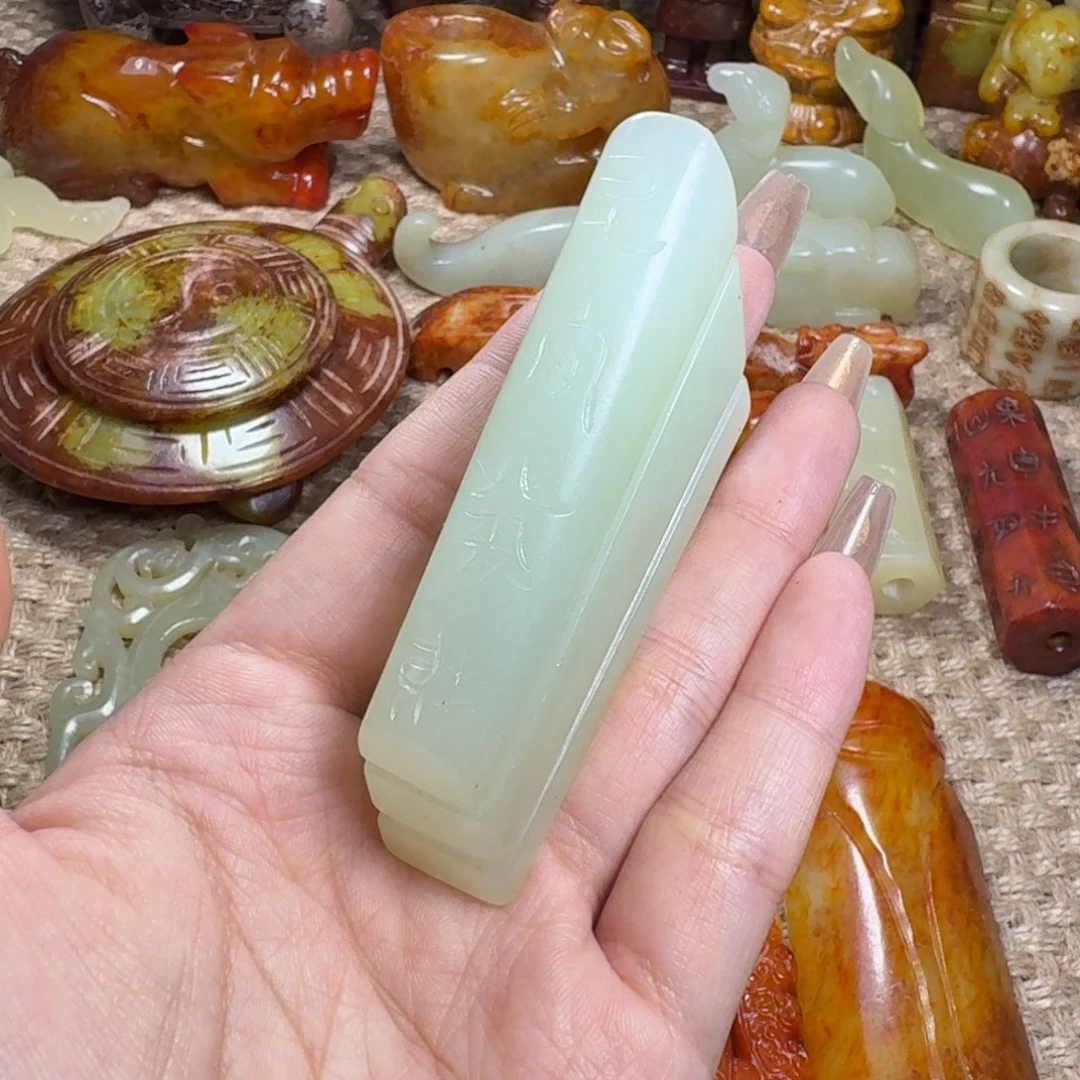 白玉菩提吊坠挂件