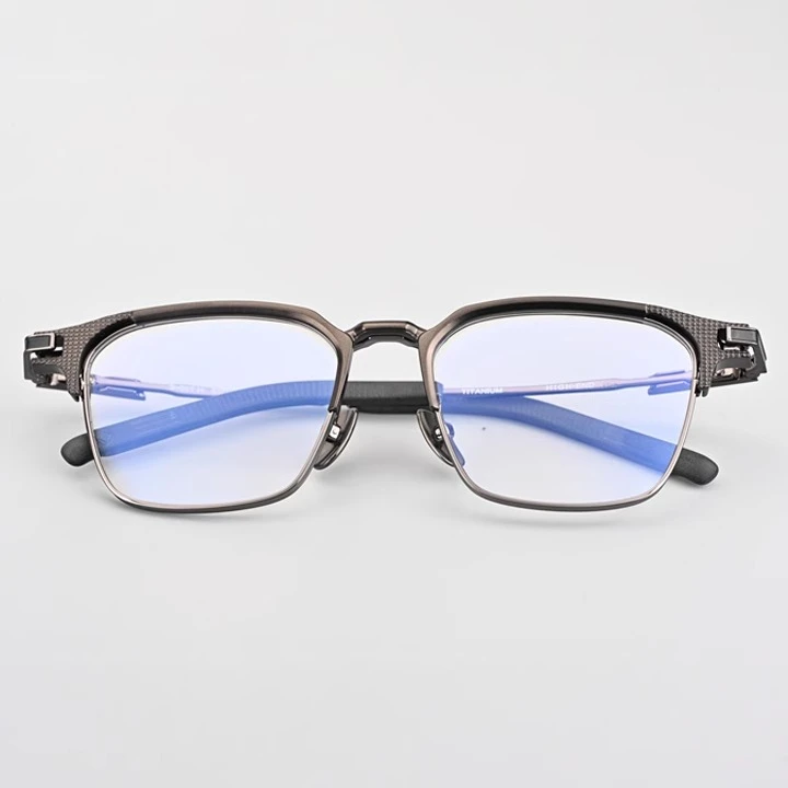时尚眼镜框镜架男女款钛眼镜框方镜架配防蓝光近视镜大方框S-08TH