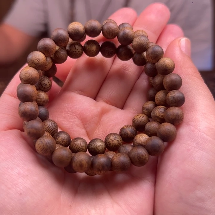 手串沉香0.8圆珠单圈 4克+ 乌身 多样性发货一条