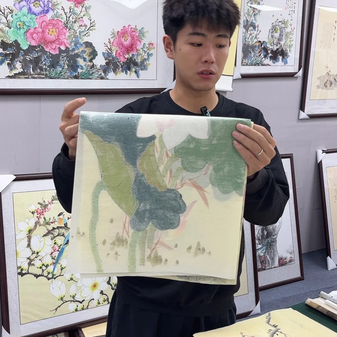 国画宣纸国画纯手绘作品