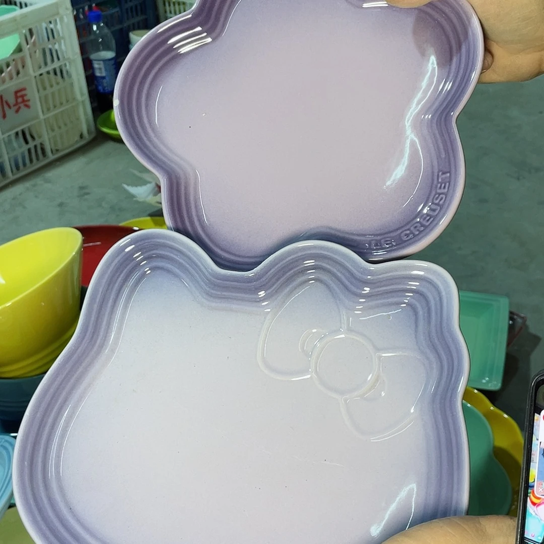 瓷片微瑕陶瓷餐具2个装
